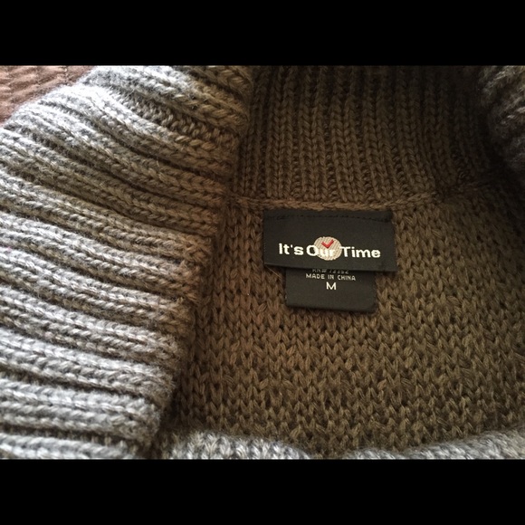 Dark green/olive sweater dress. - Picture 2 of 4